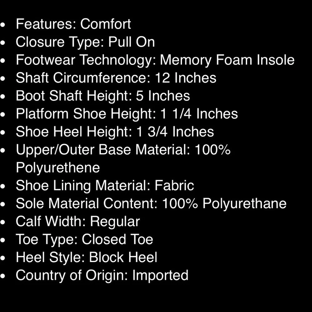 Journee Collection Black and Cream Block Heel Winter Boots